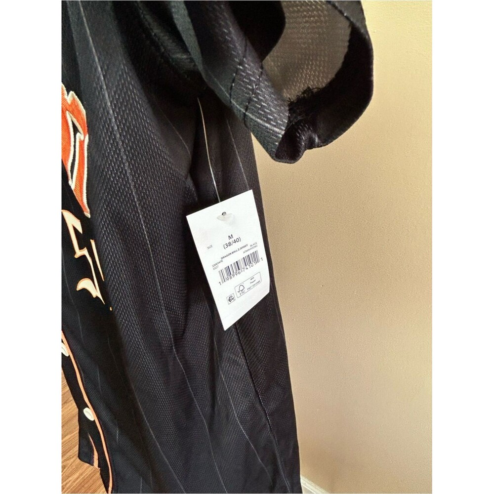 Dragon Ball Z Saiyan Goku Baseball Jersey Button Up Anime Shirt NWT Men's Medium - Picture 3 of 8